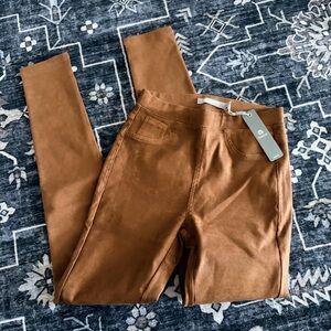 NWT Tractr Brown Pants Women's 0/25 Shimmer